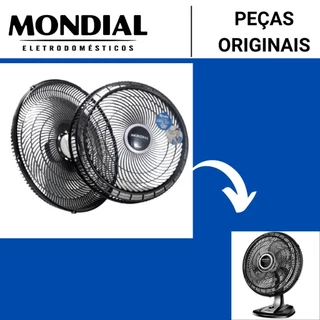 KIT PARA VENTILADOR MONDIAL 40CM - Conjunto de Grades Traseira E Dianteira Ventilador Mondial VTX-40