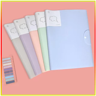 Pasta A3 Pastas 30/40 Páginas À Prova D'água Organizador De Arquivos Escritório Papelaria Escolar Suprimentos De Armazenamento Multicolor , Plástico
