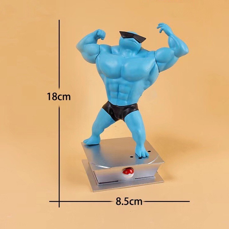 Pokémon PVC Action Figures Musculoso / Boneco Muscle Pikachu Charmander ...