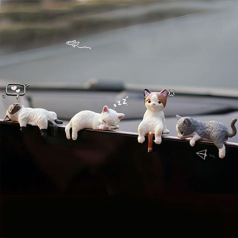 Gatos Animais Bonitos Computador Tv Monitor De Carro Ornamentos Mini ...
