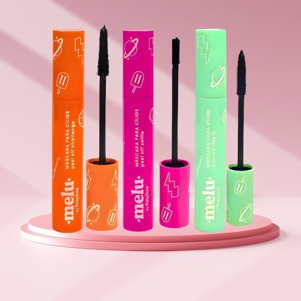 Mascara de Cílios Melu Rímel Melu Volumoso 3 unidades | Shopee Brasil