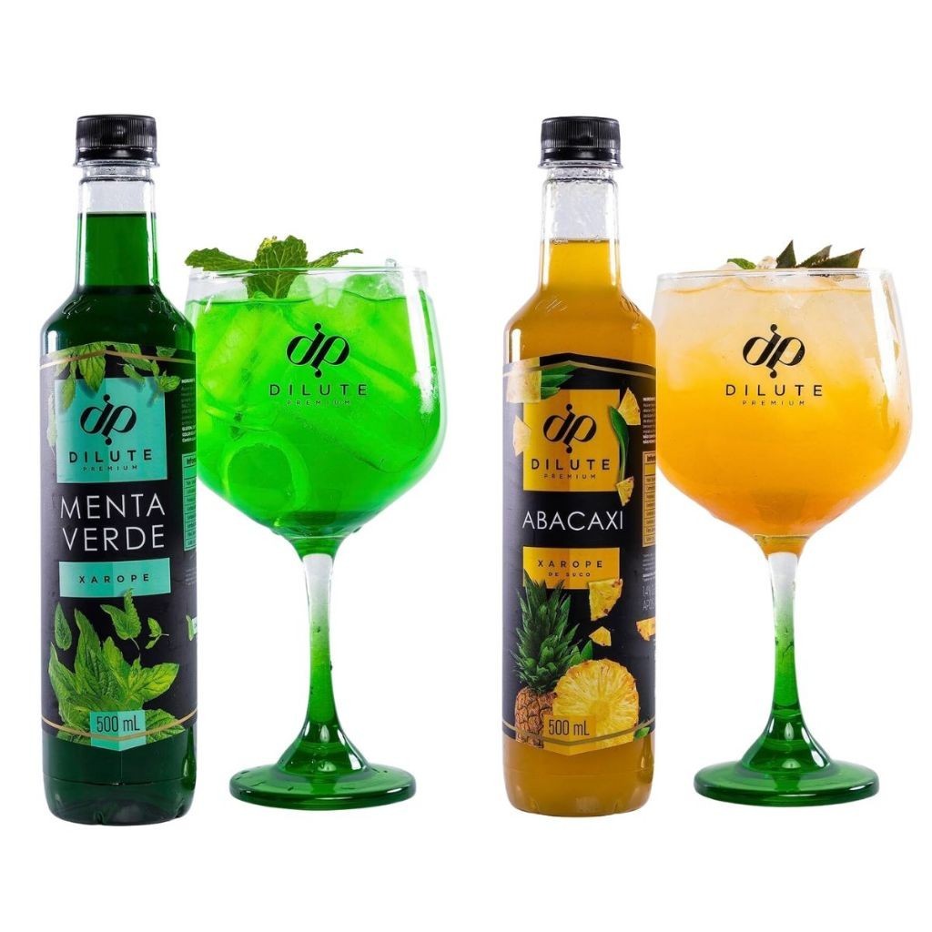 Kit 2 Xaropes Para Soda Italiana Dilute 500ml Essências Original ...