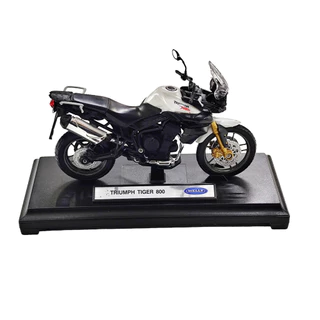 Miniatura Triumph Tiger 800 Com Base Escala 1:18