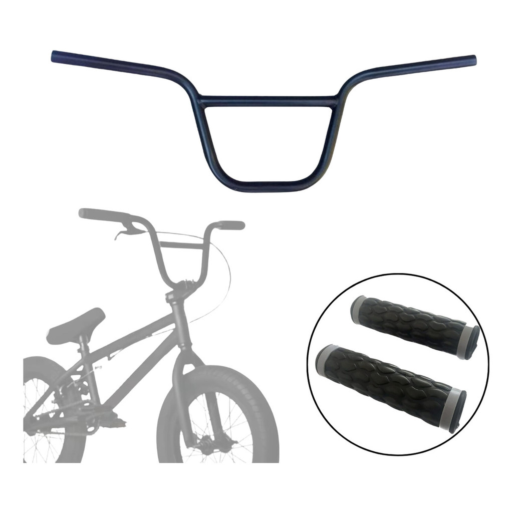 Guidão Bike Mtb Alto Cross Bmx Freestyle 22,2mm Bicicleta