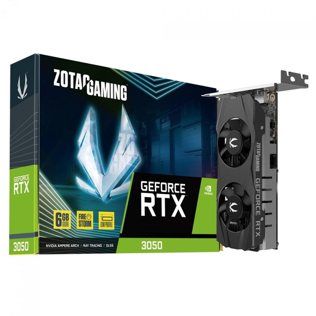 Placa De Vídeo Zotac NVIDIA GeForce RTX 3050, 6GB GDDR6 DLSS