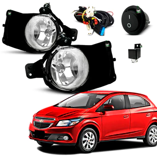 Kit Farol Auxiliar Onix 2012 2013 2014 2015 2016 2017 2018 2019 Botao Tic Tac