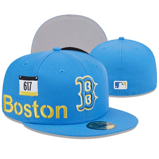 O Mais Recente Vermelho . Sox _ Team Fit Chapéu Masculino Feminino Totalmente Fechado Esportivo Bordado