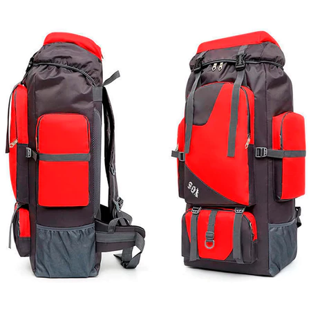 Mochila Cargueira De Viagem 90 Litros Camping Impe ...
