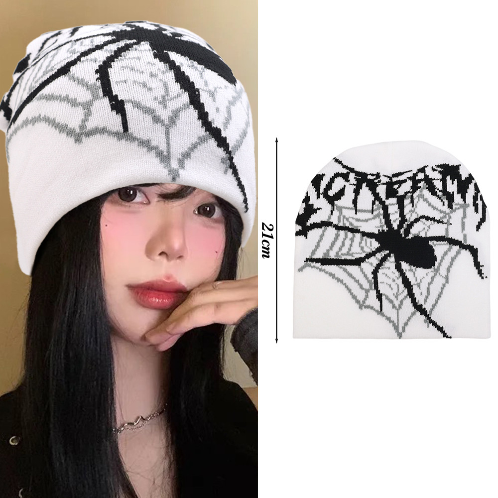 Chapéu De Malha Y2K Coreano-Personalidade , Legal-Gorro De Cabeça