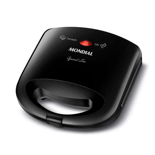 Grill e Sanduicheira Pratic SN-01 750W Preto 220V