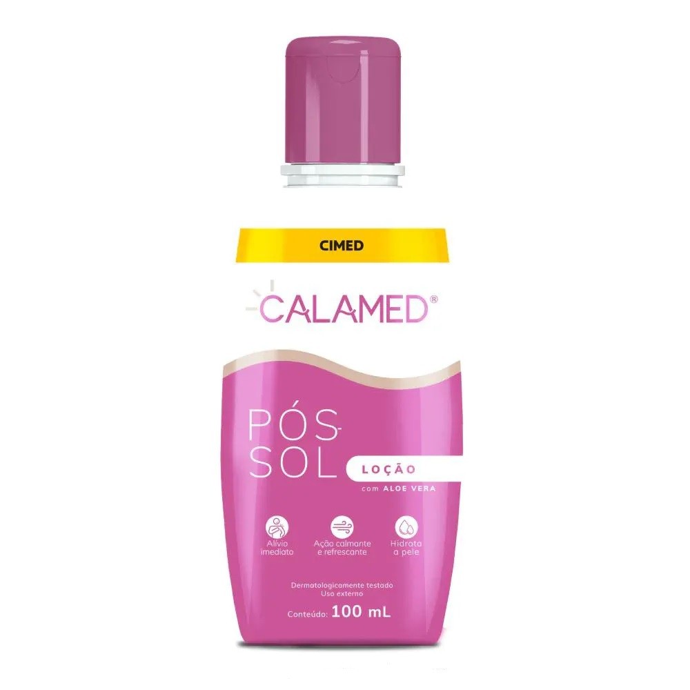 Loção Pós Sol Calamed 100ml - Cimed | Shopee Brasil