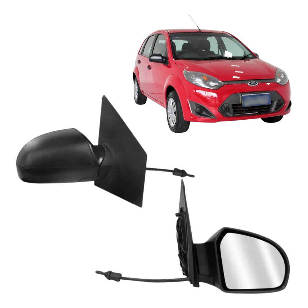 Retrovisor Ford Fiesta 2002 Ate 2014 Com Controle | Shopee Brasil