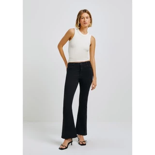 Calça Jeans Feminina Flare Petit Cintura Média Hering