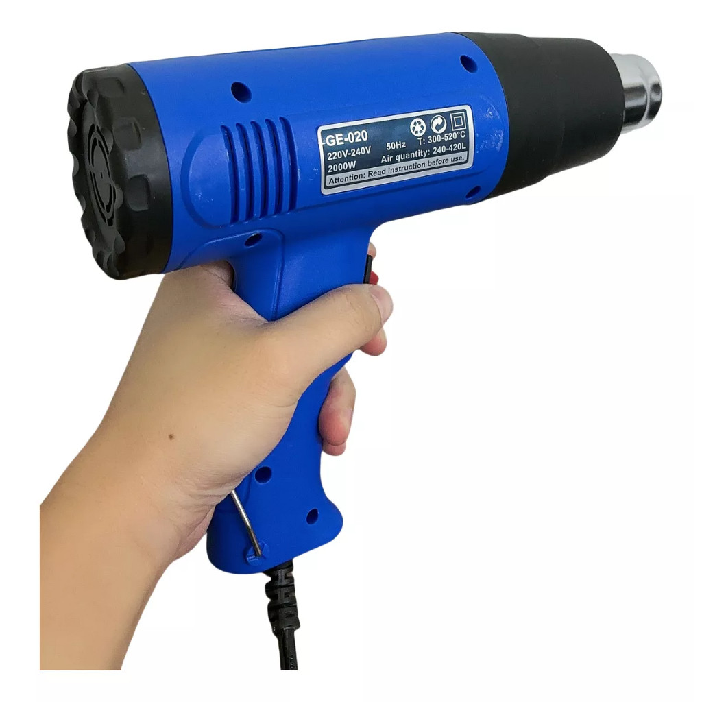 Soprador Térmico Profissional Pistola Ar Quente 220v 2000w Duas ...