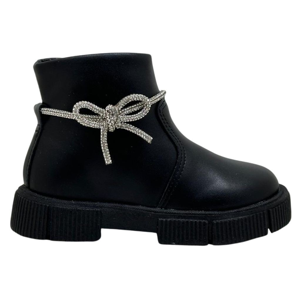 Bota Infantil Tratorada Mini Sua Cia Baby Laço Brilhante | Shopee Brasil