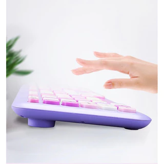 Teclado e Mouse Sem Fio Colorido 2.4G Wireless Várias Cores