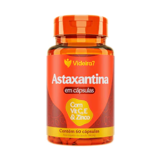 AstaVita 7 – Astaxantina + Vitamina E – 60 Cápsulas em Oferta na Shopee