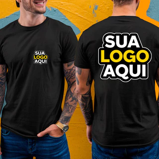 Camiseta Premium Personalizada com Sua Logo ou Arte – Estampa DTF de Alta Qualidade e Longa Durabilidade