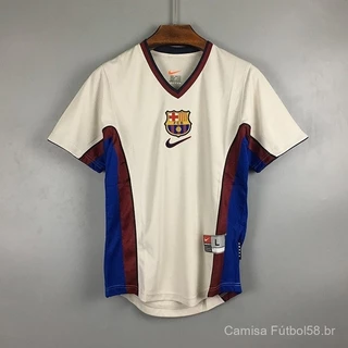 Retro 98/99 Barcelona Out Football Shirt Uniformes De Alta Qualidade CLYD