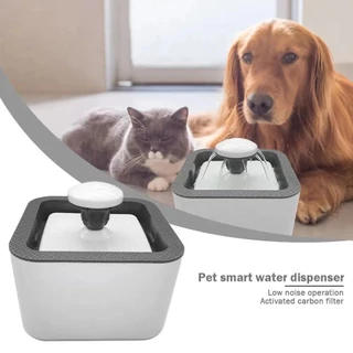 Bebedouro Fonte de Água Elevado Automático Com Filtro 3 Estágios Para Pet Cachorro Gato 3 Litros