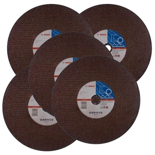 Combo Com 5 Discos de Corte 14 POL 2 Telas Furo 1 Pol BOSCH