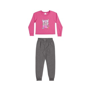 Conjunto Infantil Menina Love Yourself Elian Rosa 