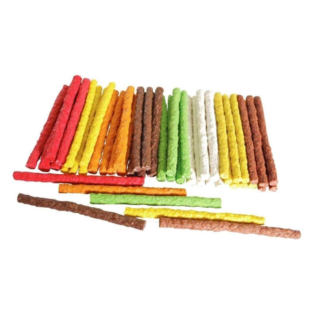 Petisco Osso Palito Colorido Natural Comestível 1 Kg 8/5 em Oferta na Shopee