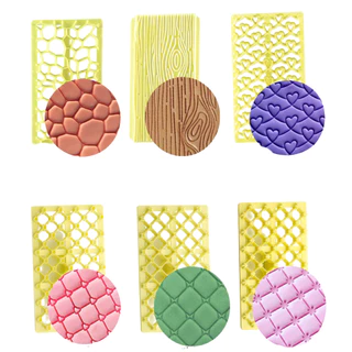 Marcador de Pasta Americana Biscuit Decoração Textura Bolo Confeitaria Vários Modelos BlueStar em Oferta na Shopee