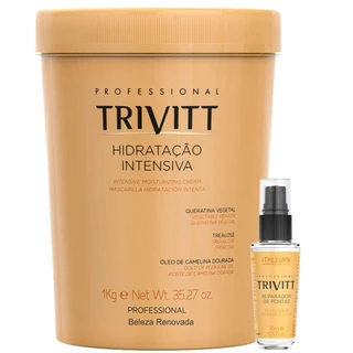 Kit De Hidratação 1Kg -  Reparador De Pontas em Oferta na Shopee