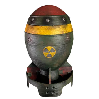 Fallout Mini Nuke Porta Objetos Secreto Colecionável 18cm