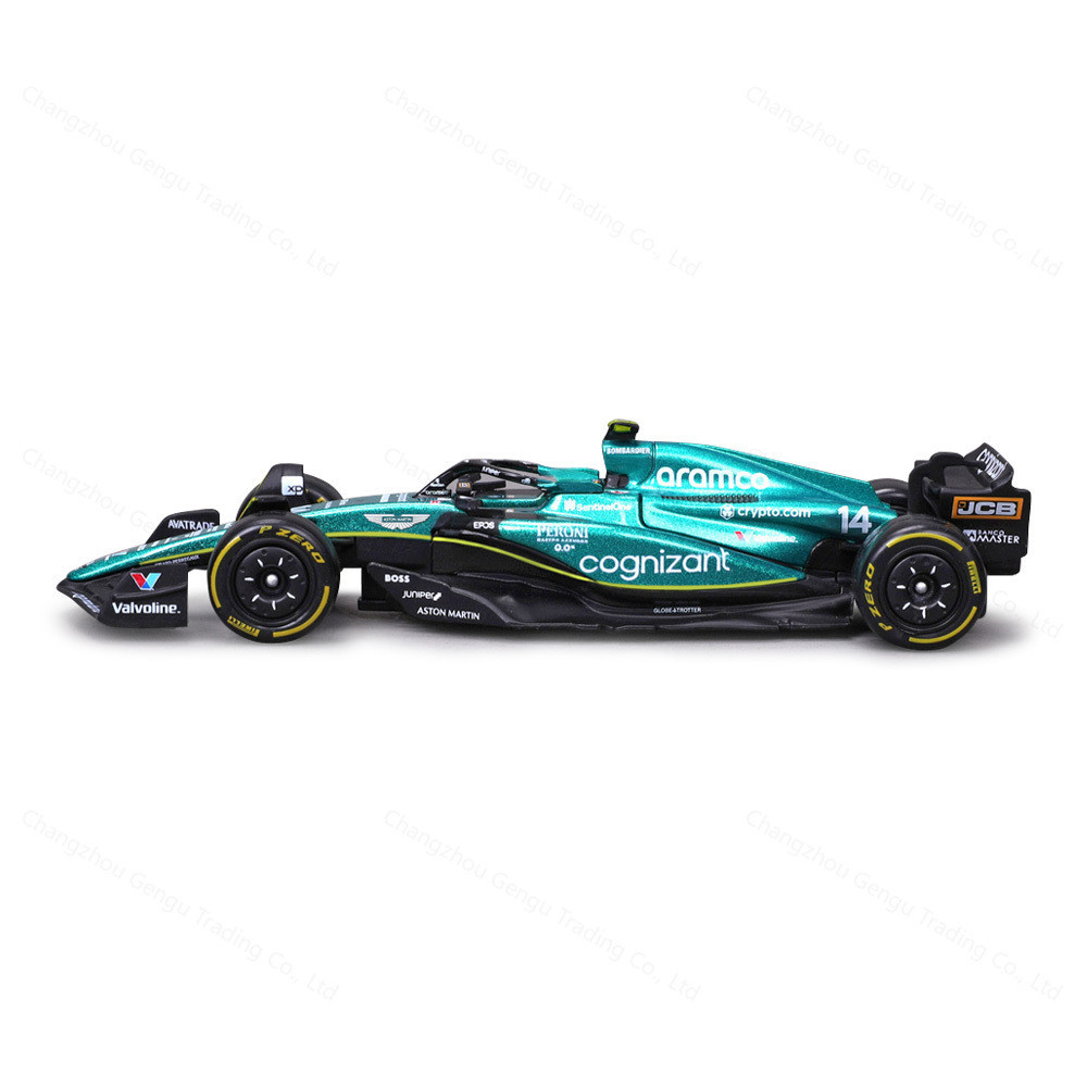 Bburago 1 : 43 2023 Aston Martin AMR23 F1 Fórmula Carro Veículos