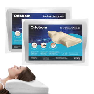 Kit 2 Travesseiros Nasa Cervical Ortopédico Ortobom