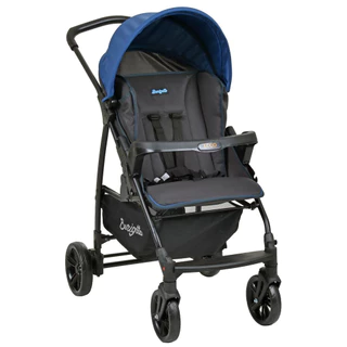 Carrinho de Bebê para Passeio Burigotto Ecco de 0 até 15 Kg Cinza com Azul
