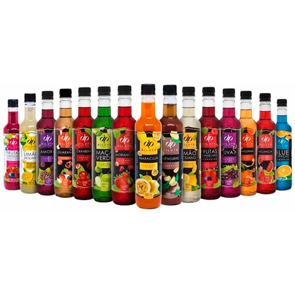 Xarope Para Soda Italiana Drinks E Gin Dilute 500ml | Shopee Brasil