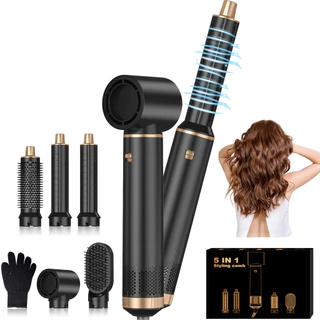 👍 UKLISS 👍Escova Secadora De Cabelo 5 Em 1Estilizador De Envolvimento Com De Íons Negativos