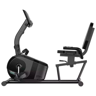 Bicicleta Ergométrica Horizontal E26 8 Níveis Resistência Estrutura Aço Suporta 120kg Monitor LCD em Oferta na Shopee