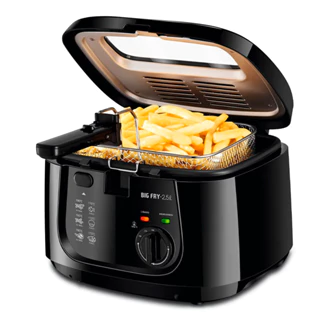 Fritadeira Big Fry FT-07 2.5L 1500W 220V Preta