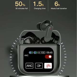 LCD Touch Screen Cancelamento de Ruído Earbuds Som Mini Stereo Wireless BT Fone de ouvido em Oferta na Shopee