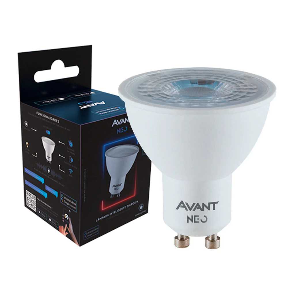 Lampada Led Dicróica Smart MR16 5w 2700k a 6500k Neo