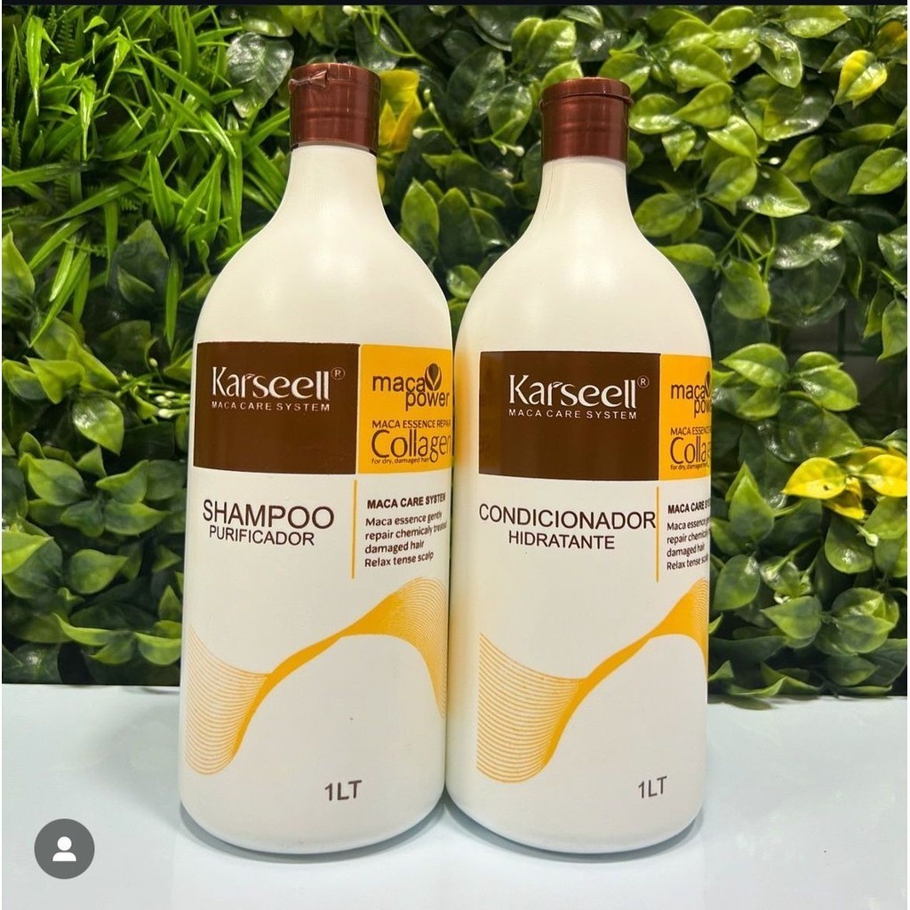 Kit Shampoo + Condicionador Karseell 1L | Shopee Brasil