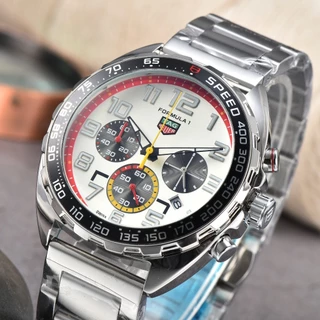 Tag HEUER Classic F1 Series Racing Color Matching Mostrador De Três Olhos E Seis Ponteiros Multifuncional Cronógrafo À P