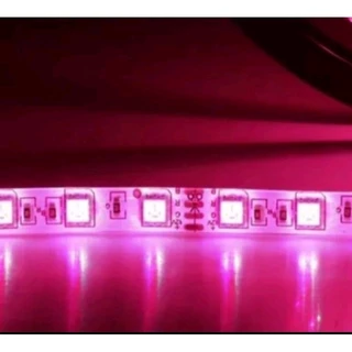 80cm de fita Led adesiva 9v Rosa Com conector de Bateria 9ve interruptor liga desl