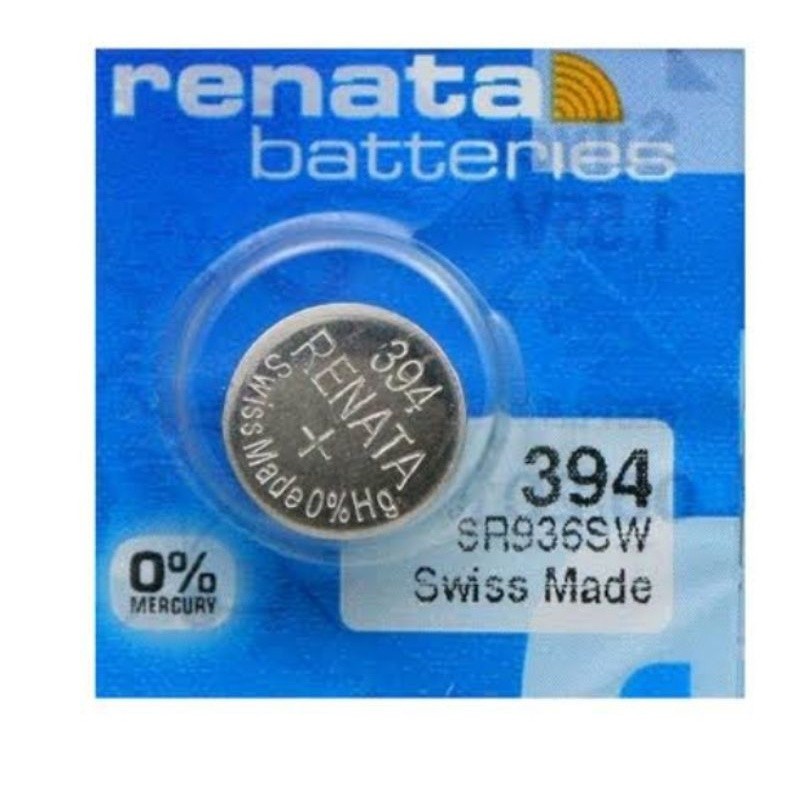 Batteria Orologio Renata 394-1 - Swiss Made Con Ossido D'Argento - Tensione Stabile E Duratura