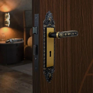 Fechadura Interna Espelho Aço 40mm Mgm Colonial Bronze Latonado