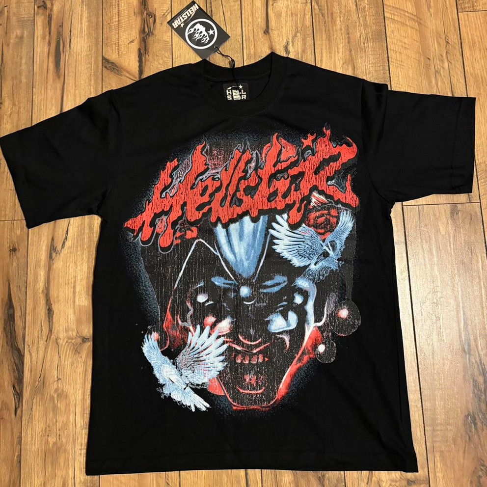 Camiseta estampada hellstar streetwear blusa oversized Unissex