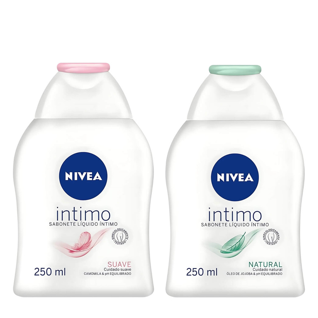 Sabonete Liquido Intimo Nivea - Natural e Suave 250ml | Shopee Brasil