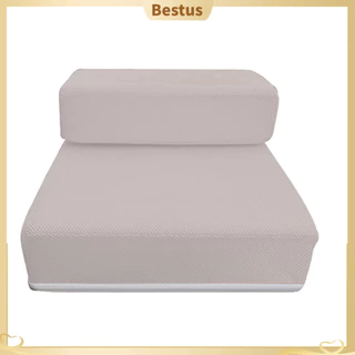 Bestus | Escadas De 2 Degraus De Malha Dobrável Para Cães De Estimação Rampa Cachorro Gato Almofada De Cama Animais