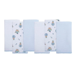 Pano de Boca para Bebê 6 Unidades Bublim em Oferta na Shopee