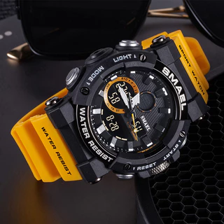 Relógio Digital SMAEL Esportivo Big Dial De Pulso Masculino À Prova D
