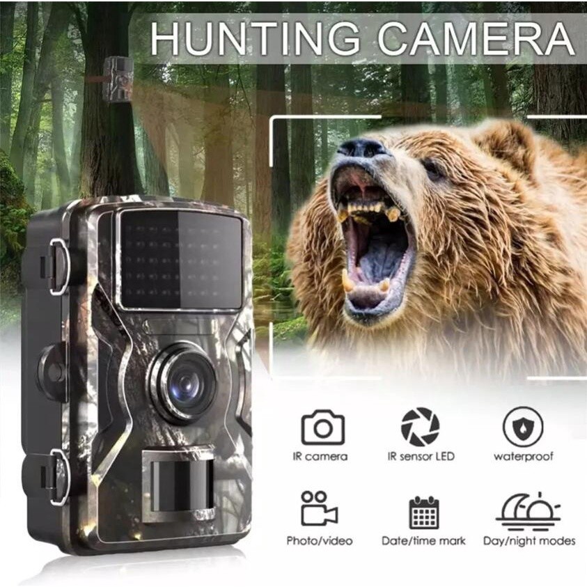 1080P 12 Megapixel Câmera De Caça Ao Ar Livre DL100 IR Visão Noturna Rastreamento De Vigilância Animal Florestal